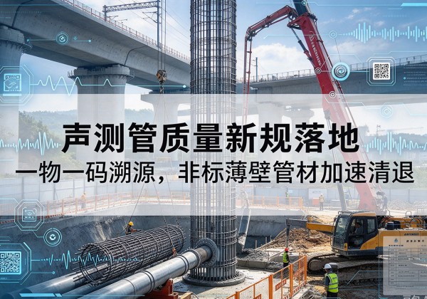 务川声测管质量新规落地，一物一码溯源，非标薄壁管材加速清退